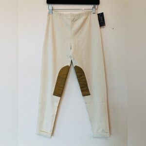 Ralph Lauren Kids Cream and Olive Joggers